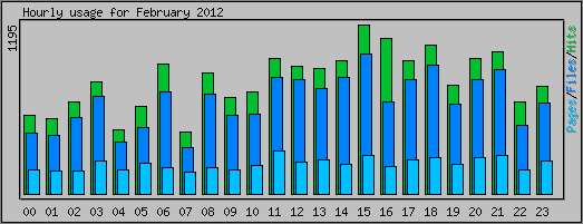 Hourly usage