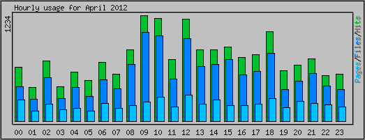 Hourly usage