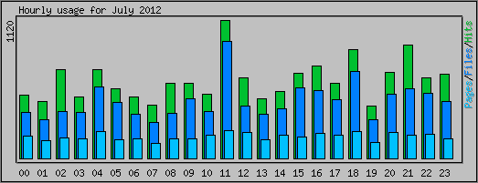 Hourly usage