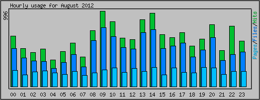 Hourly usage